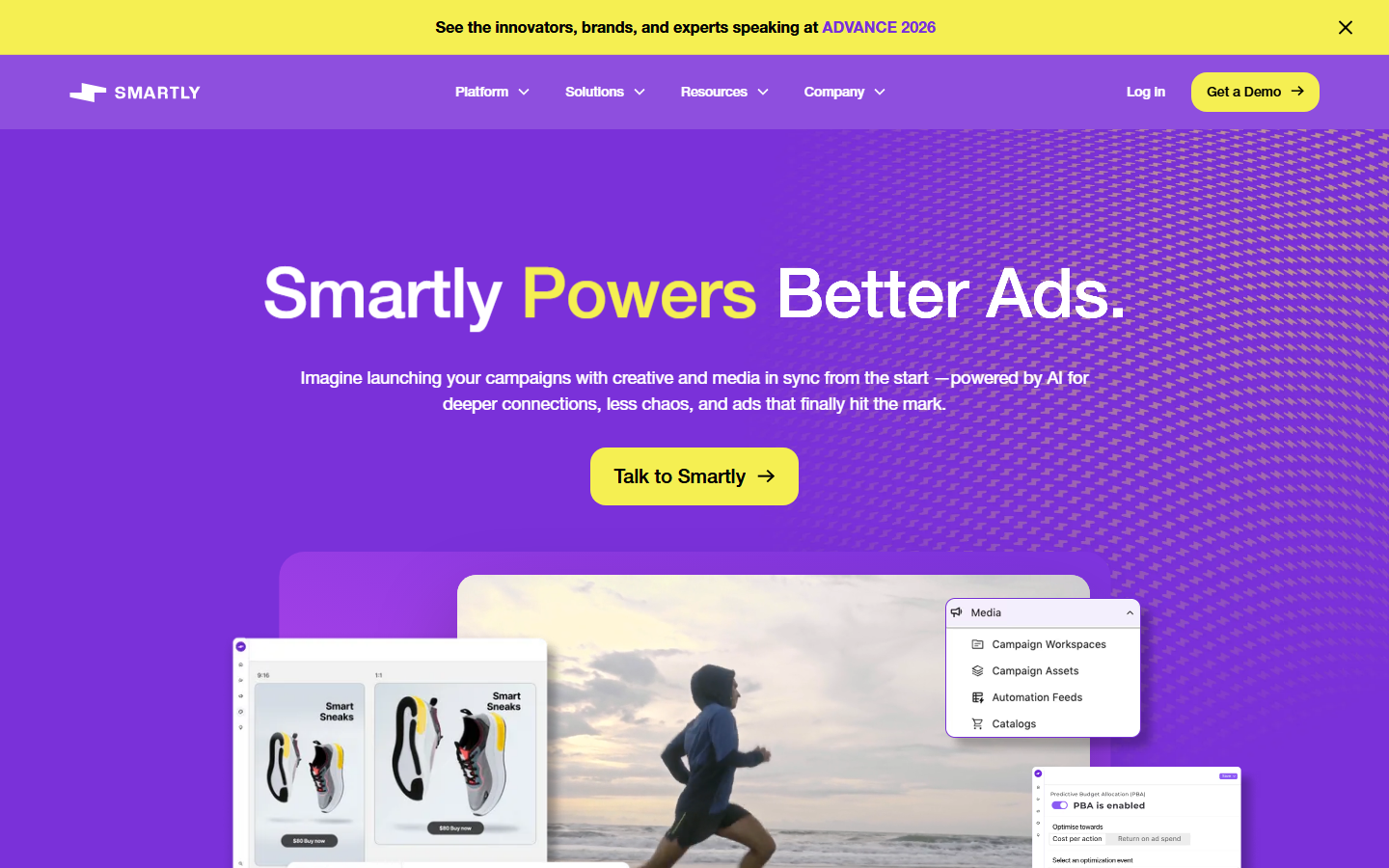 Smartly homepage