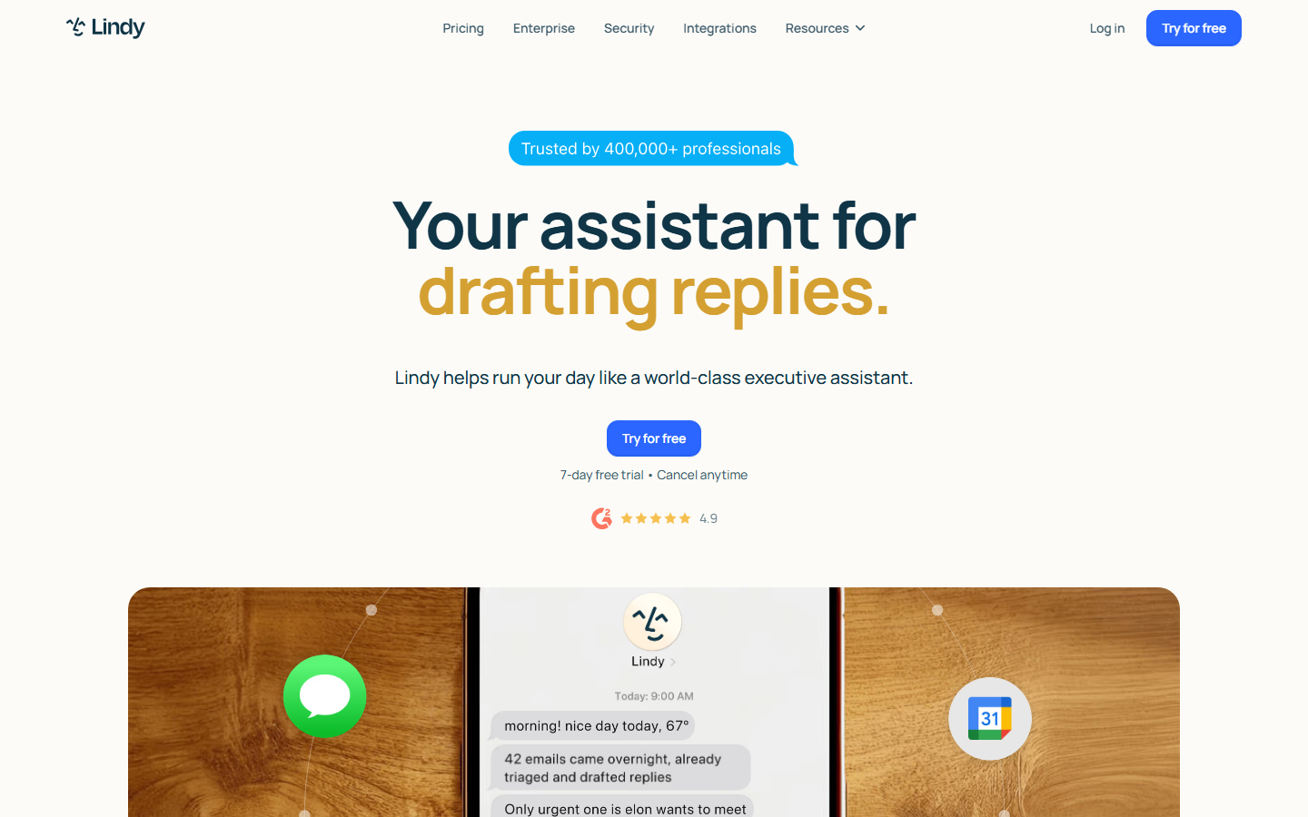 Lindy homepage
