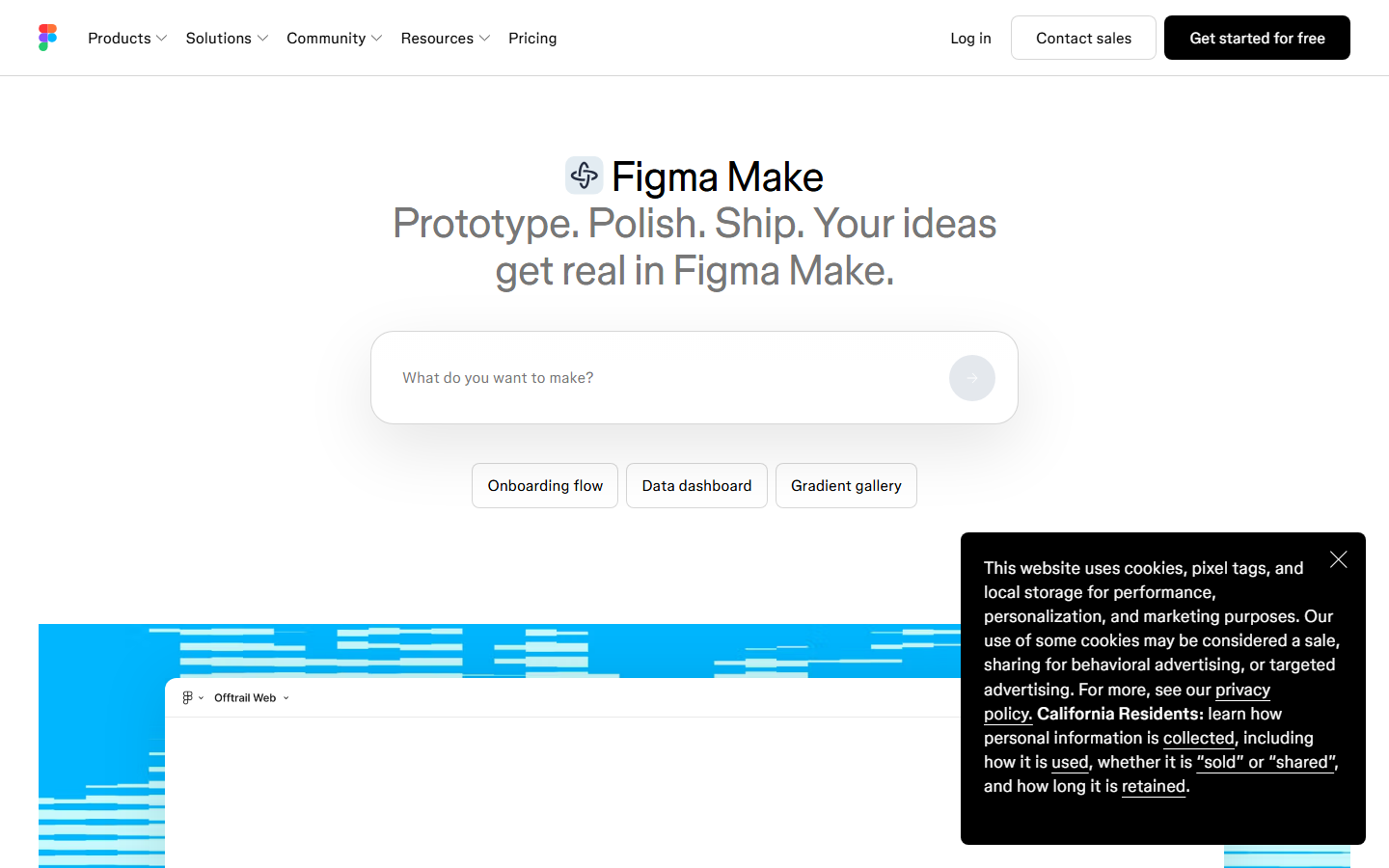 Figma Make interface