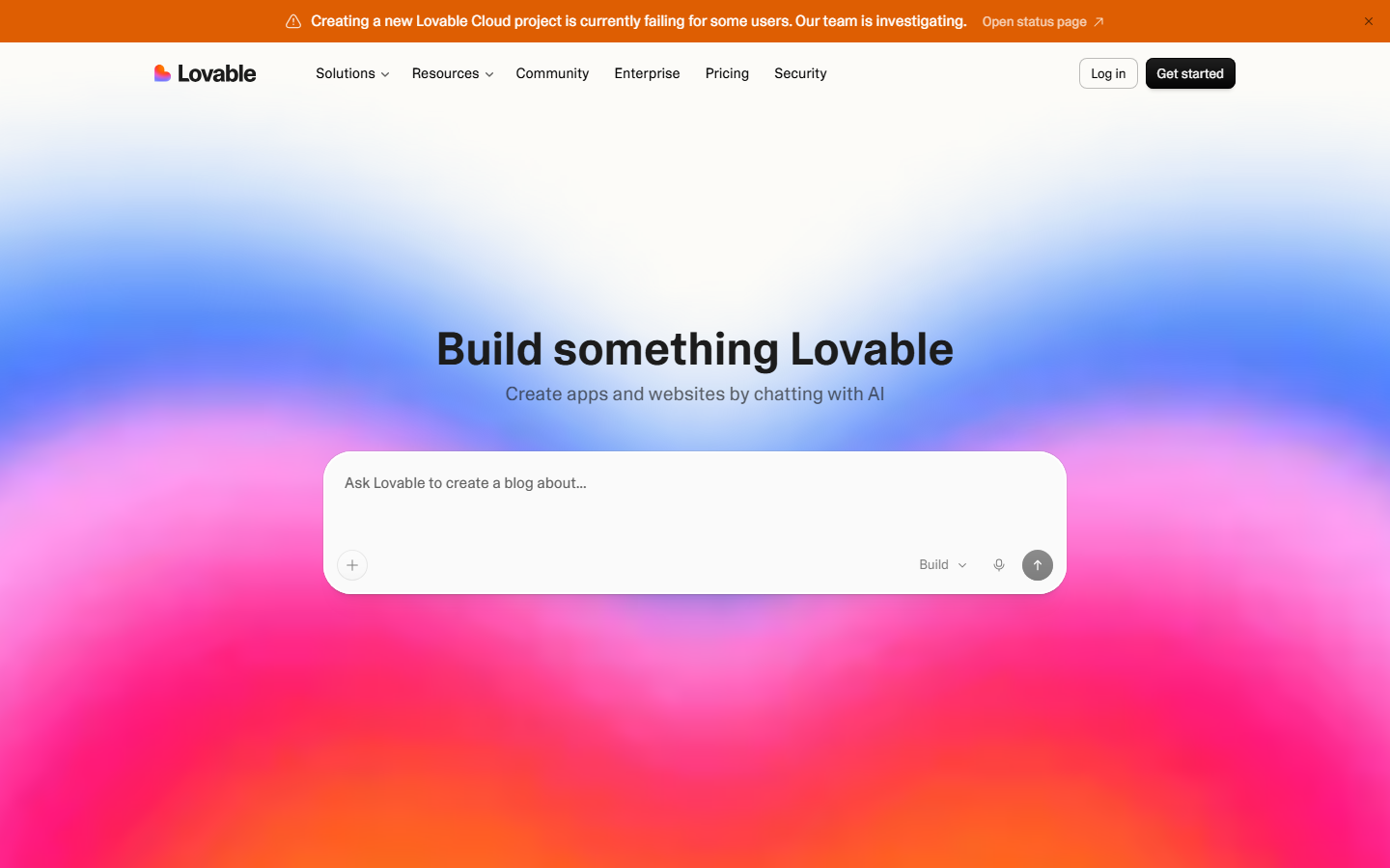 Lovable interface
