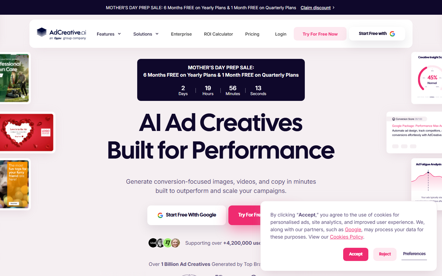 AdCreative.ai platform