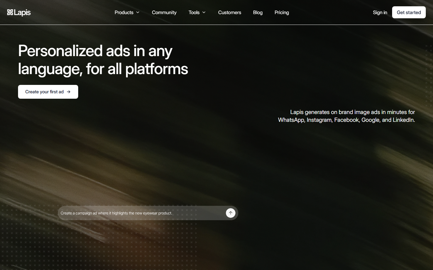 Lapis multi-platform ad generator