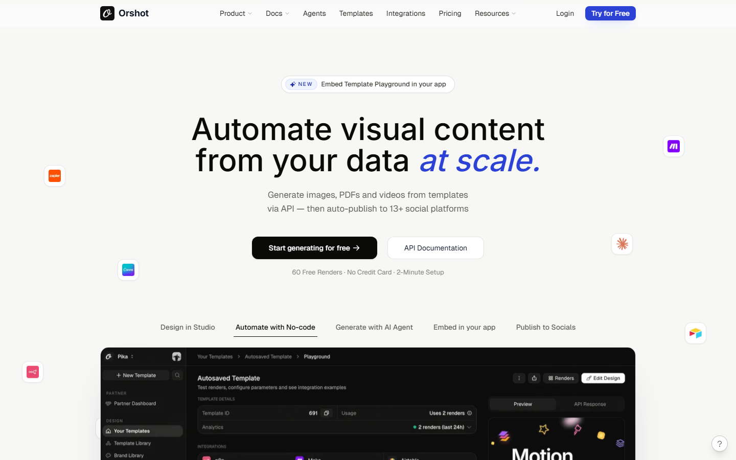 Orshot template editor