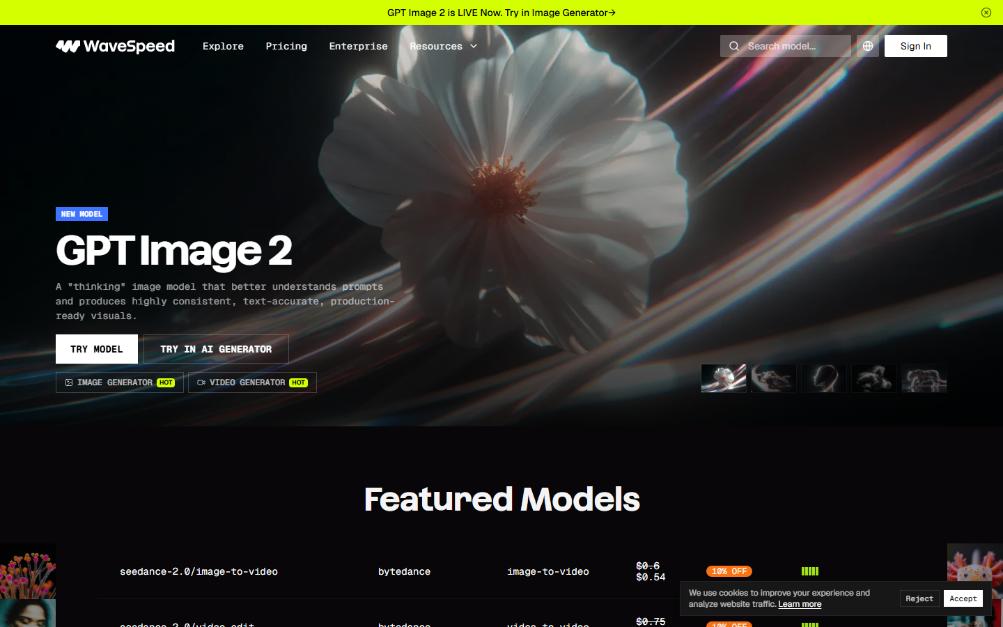 WaveSpeedAI platform
