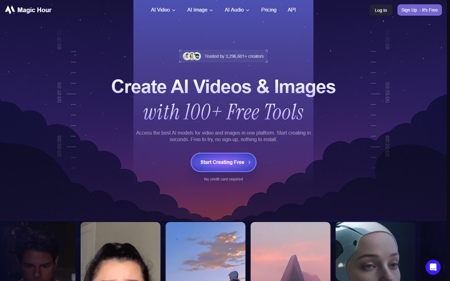 Magic Hour AI video creation platform