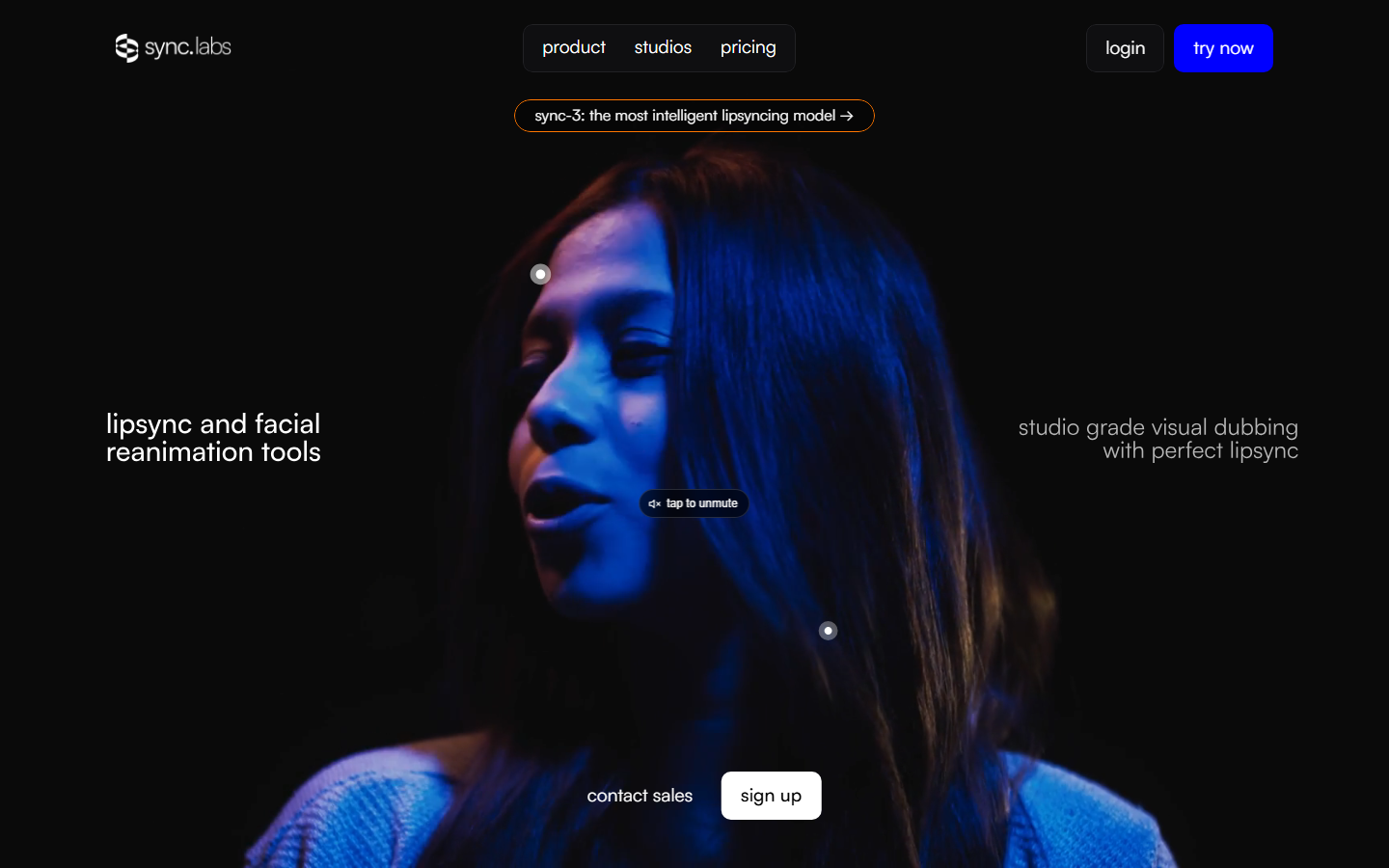 Sync Labs API-first lip sync platform