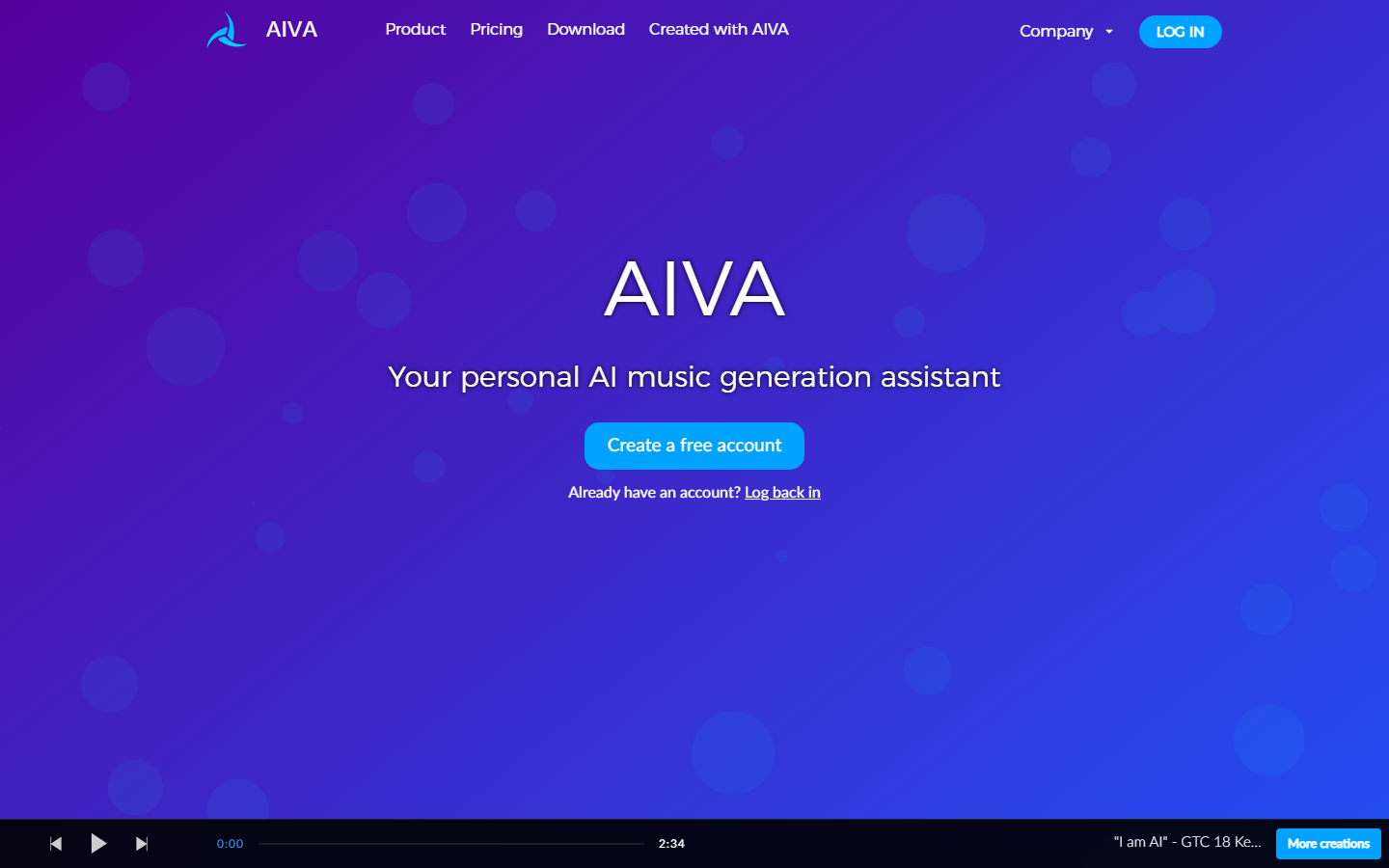 AIVA AI composer