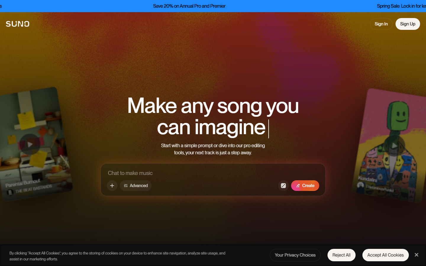 Suno AI music generator