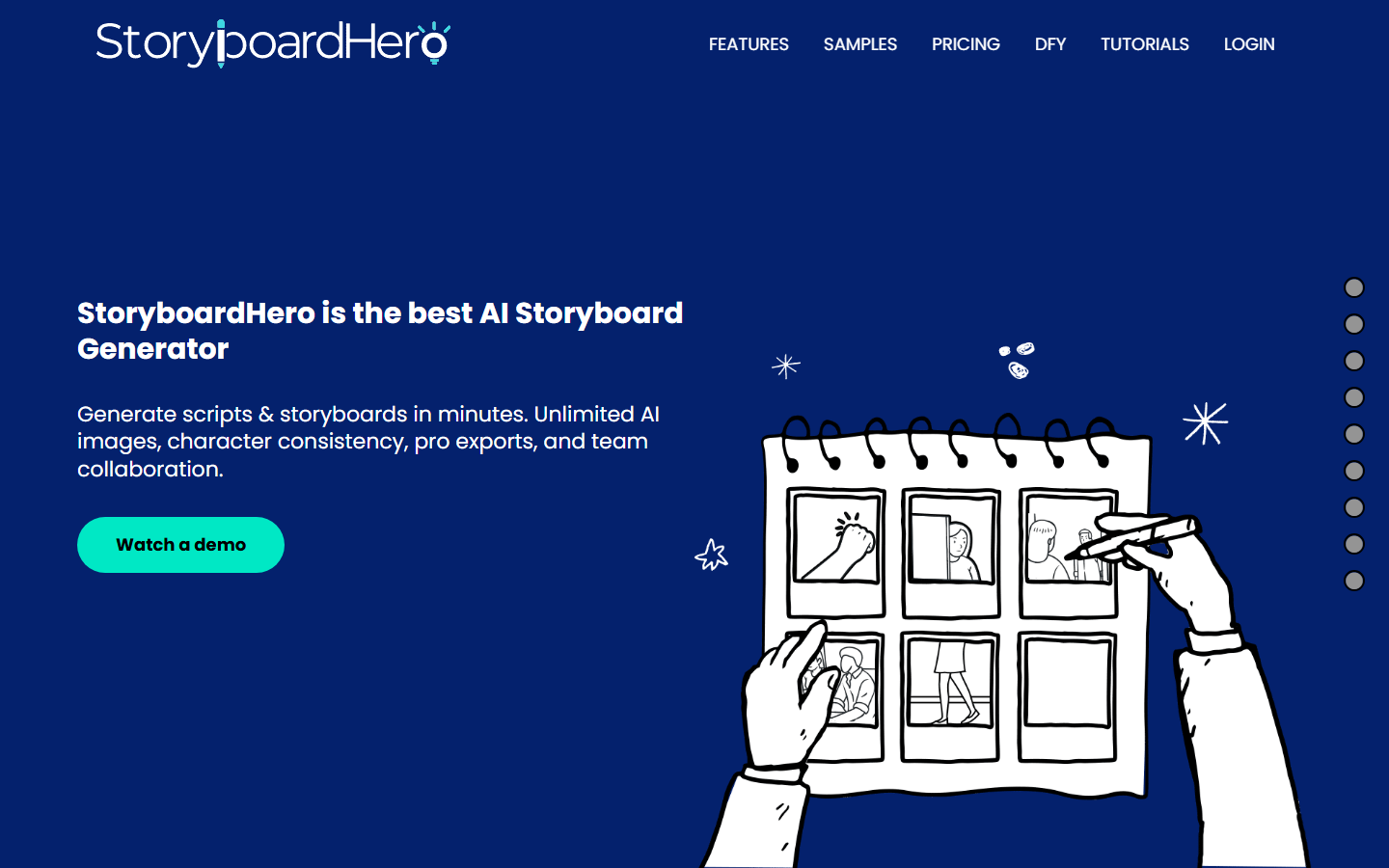 StoryboardHero AI storyboard generator