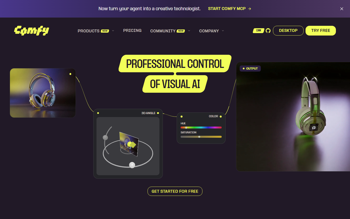 ComfyUI homepage