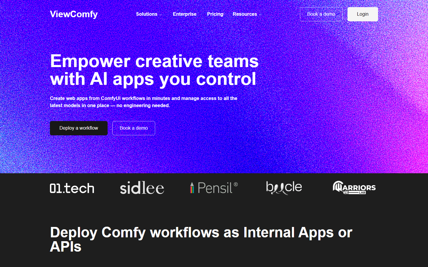 ViewComfy screenshot