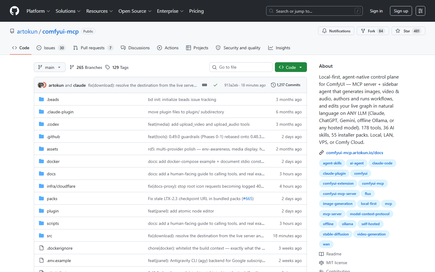 artokun comfyui-mcp on GitHub