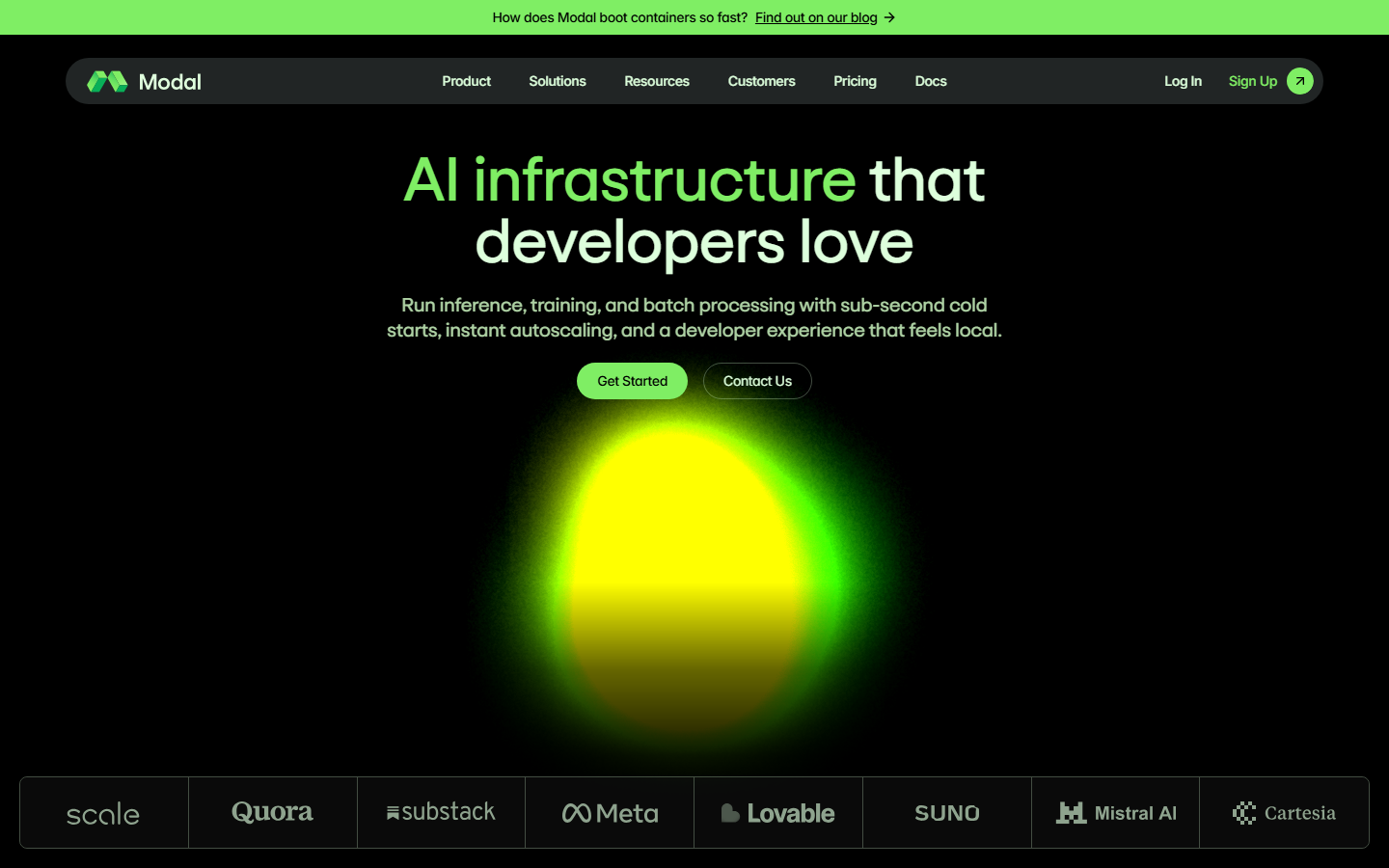 Modal platform