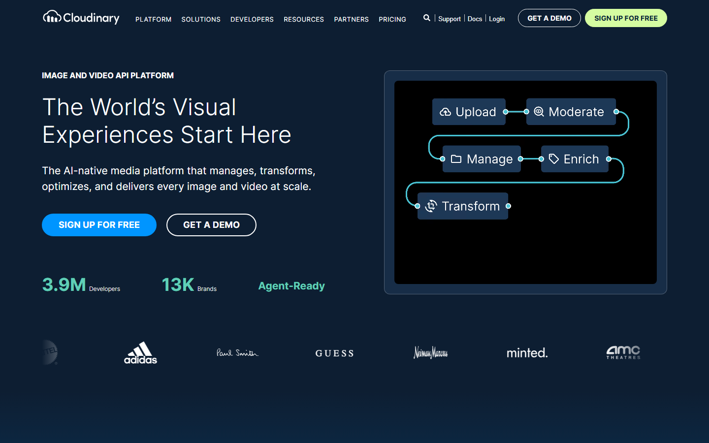 Cloudinary screenshot
