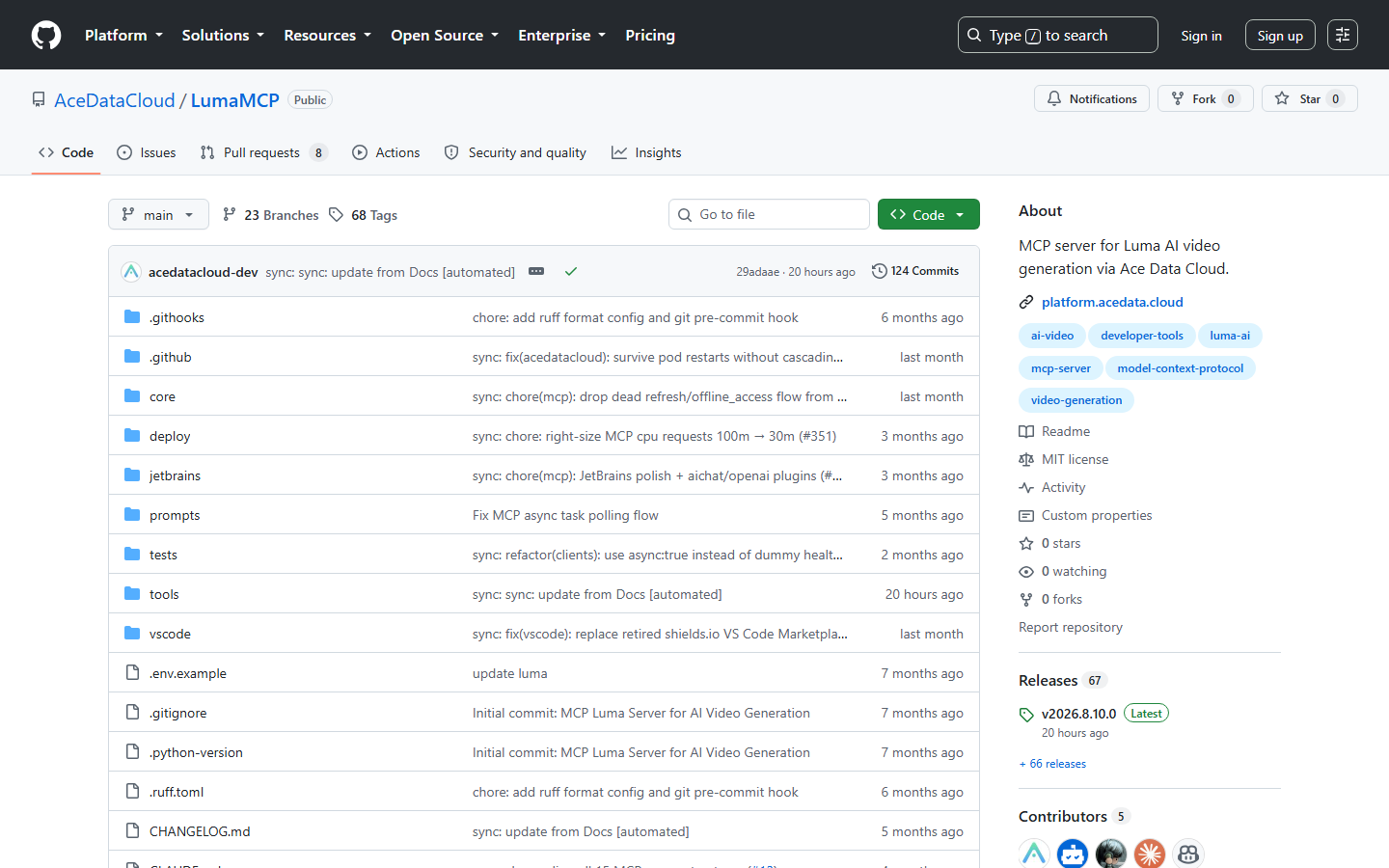 AceDataCloud LumaMCP