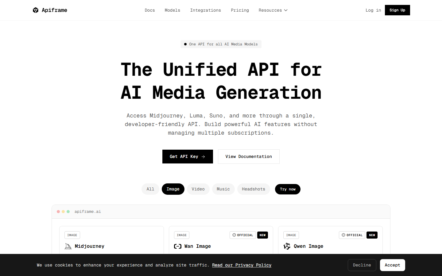 APIframe homepage