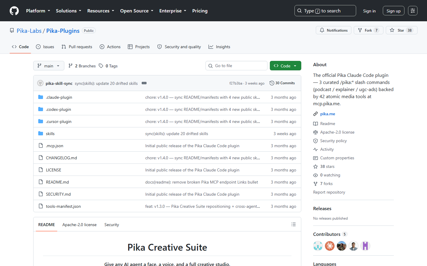 Pika Claude Code plugins