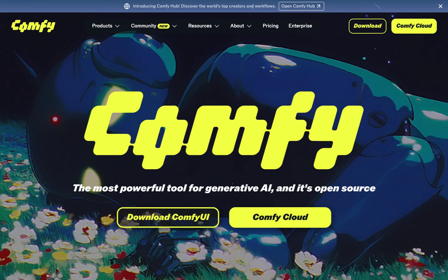 ComfyUI node-based editor