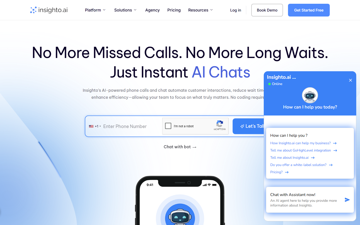 Insighto AI platform