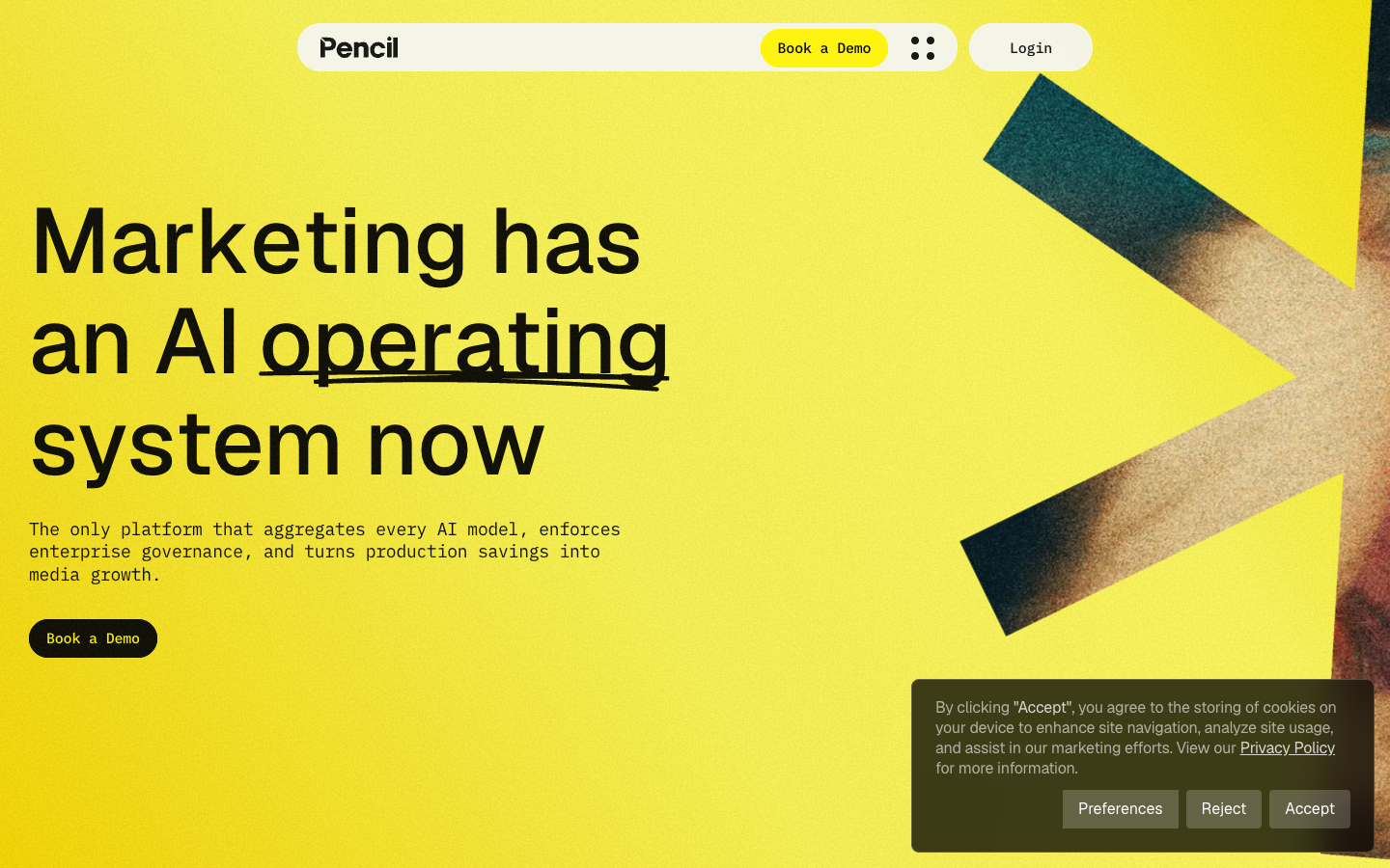 Pencil homepage on 19 October 2026