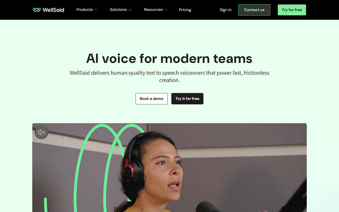 WellSaid Labs platform