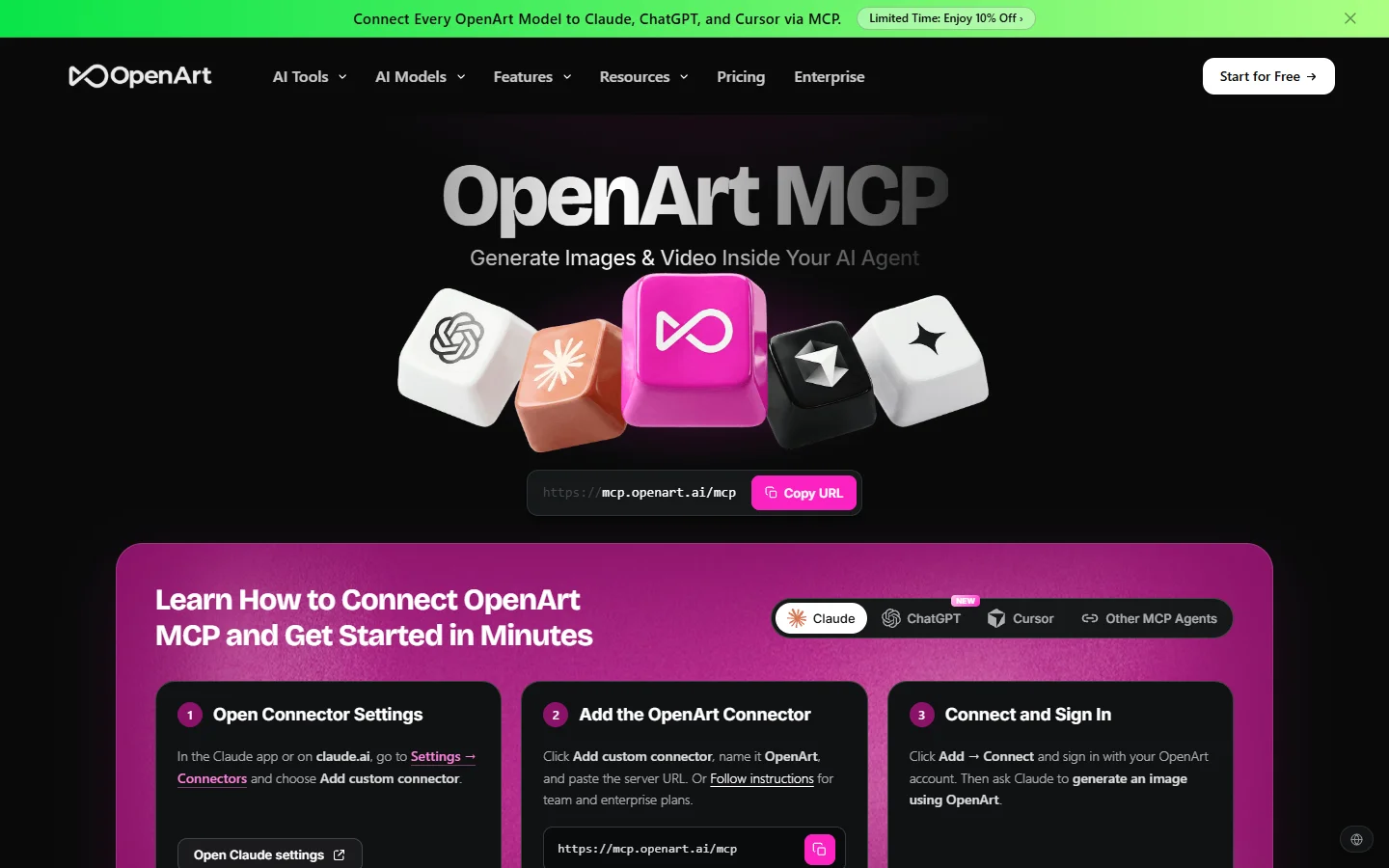 OpenArt homepage