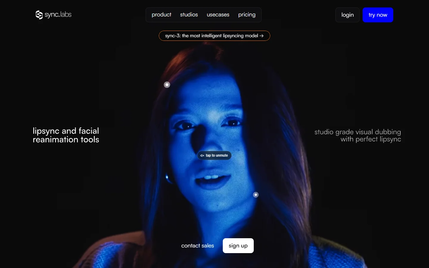 Sync Labs developer-focused lip sync API platform