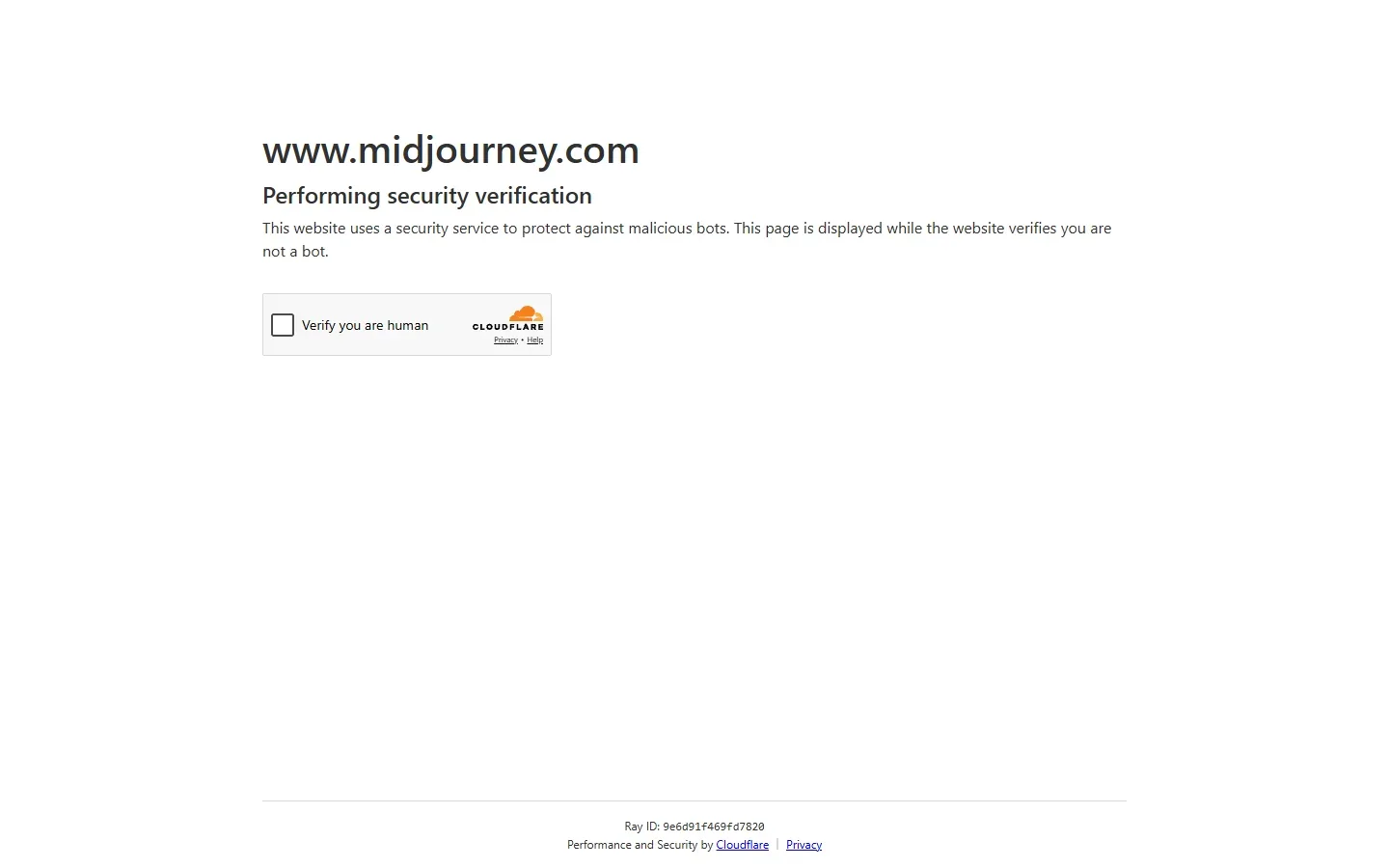 Midjourney homepage