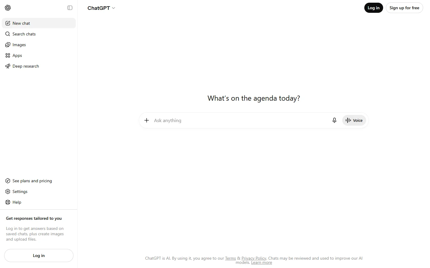 OpenAI ChatGPT interface with DALL-E image generation