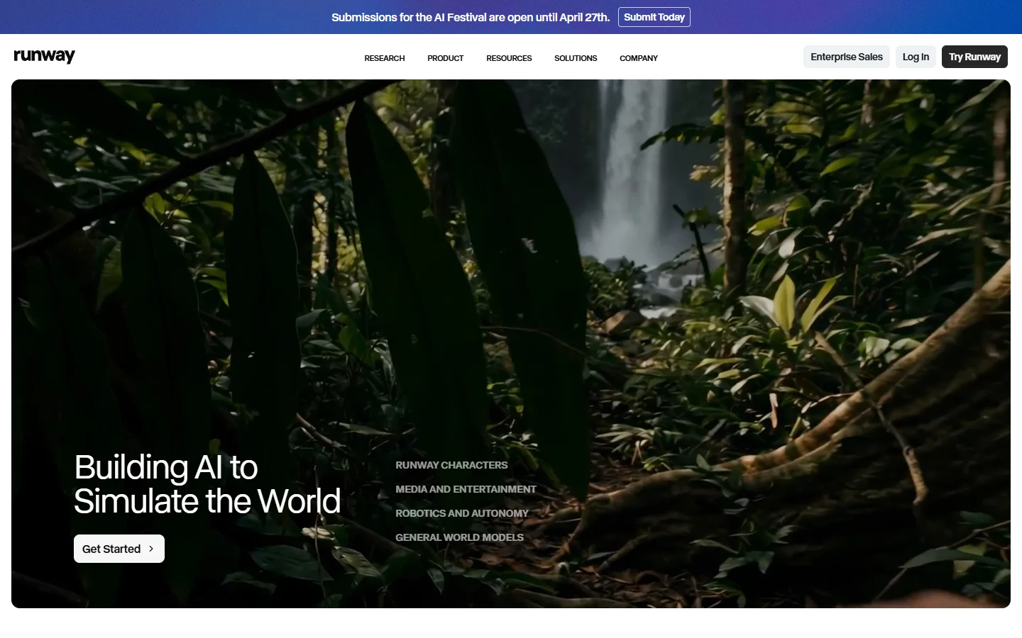 Runway ML interface showing video generation tools