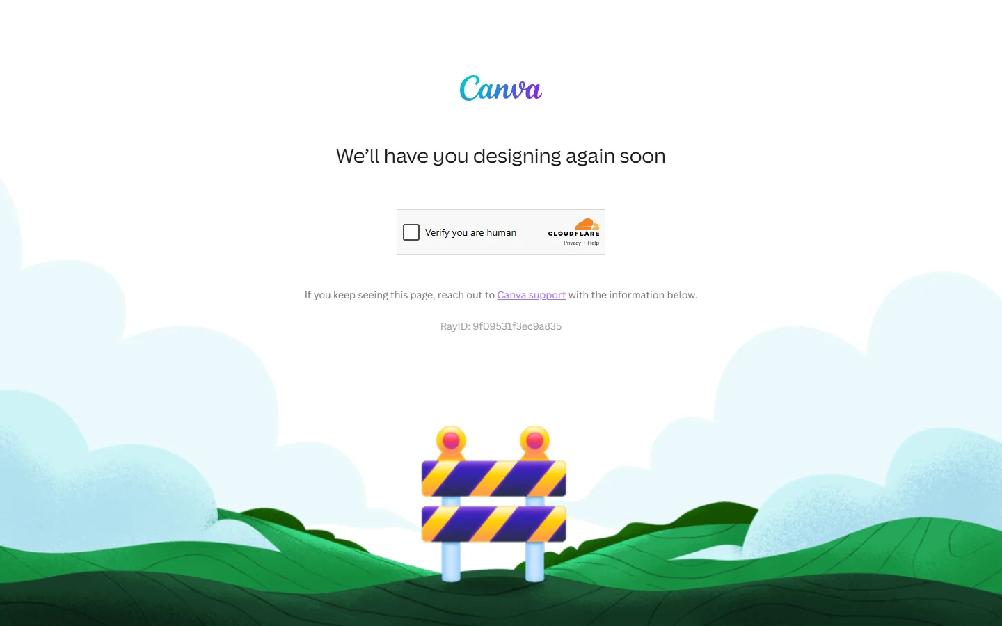 Canva homepage showing its design and video creation tools