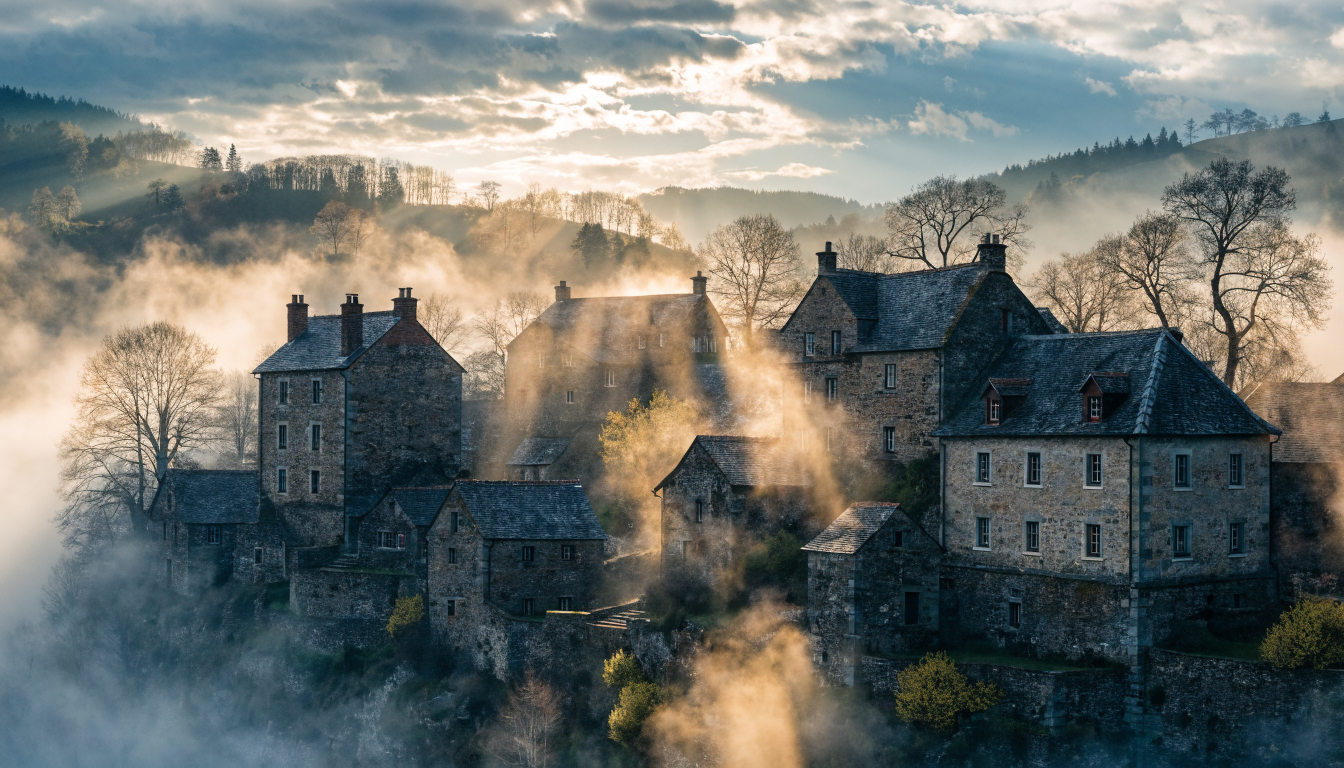 FLUX model photorealistic output with dramatic volumetric lighting