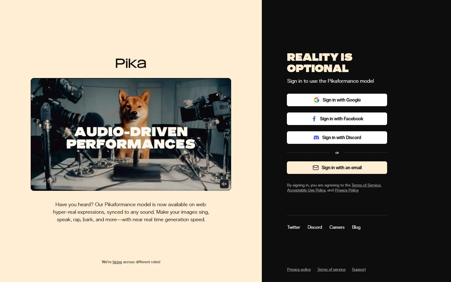 Pika Labs creative video generation tool
