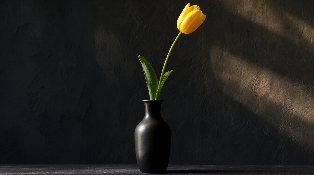 A FLUX product render mid-animation, light sweeping across a glossy surface with motion blur and reflections