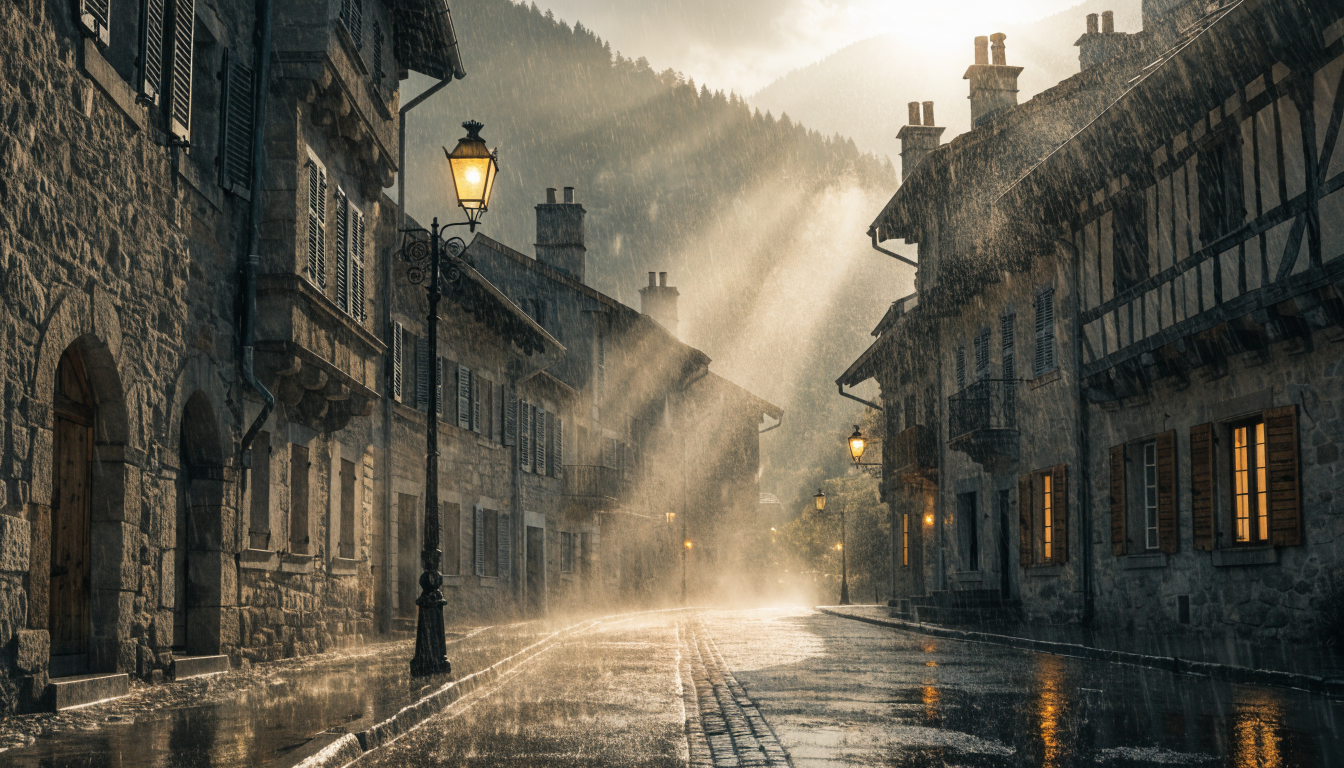 AI-generated cinematic landscape demonstrating modern text-to-video quality