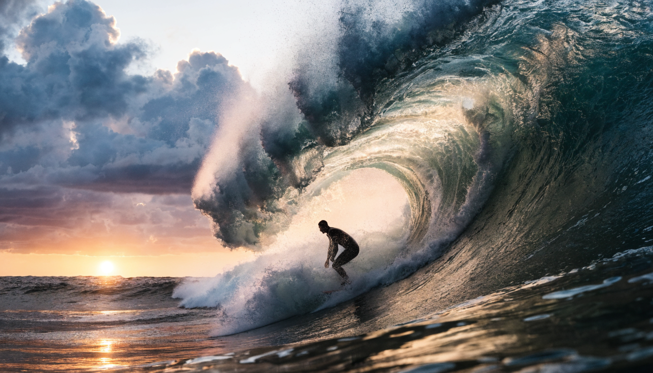 AI-generated close-up showcasing hyperreal detail achievable with modern video models