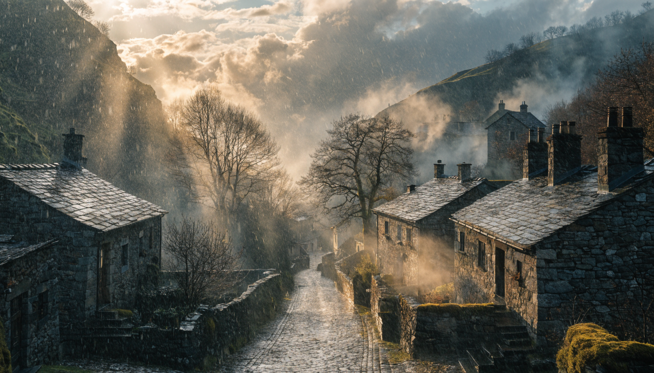 Close-up of AI-generated portrait showing fine skin detail and natural lighting