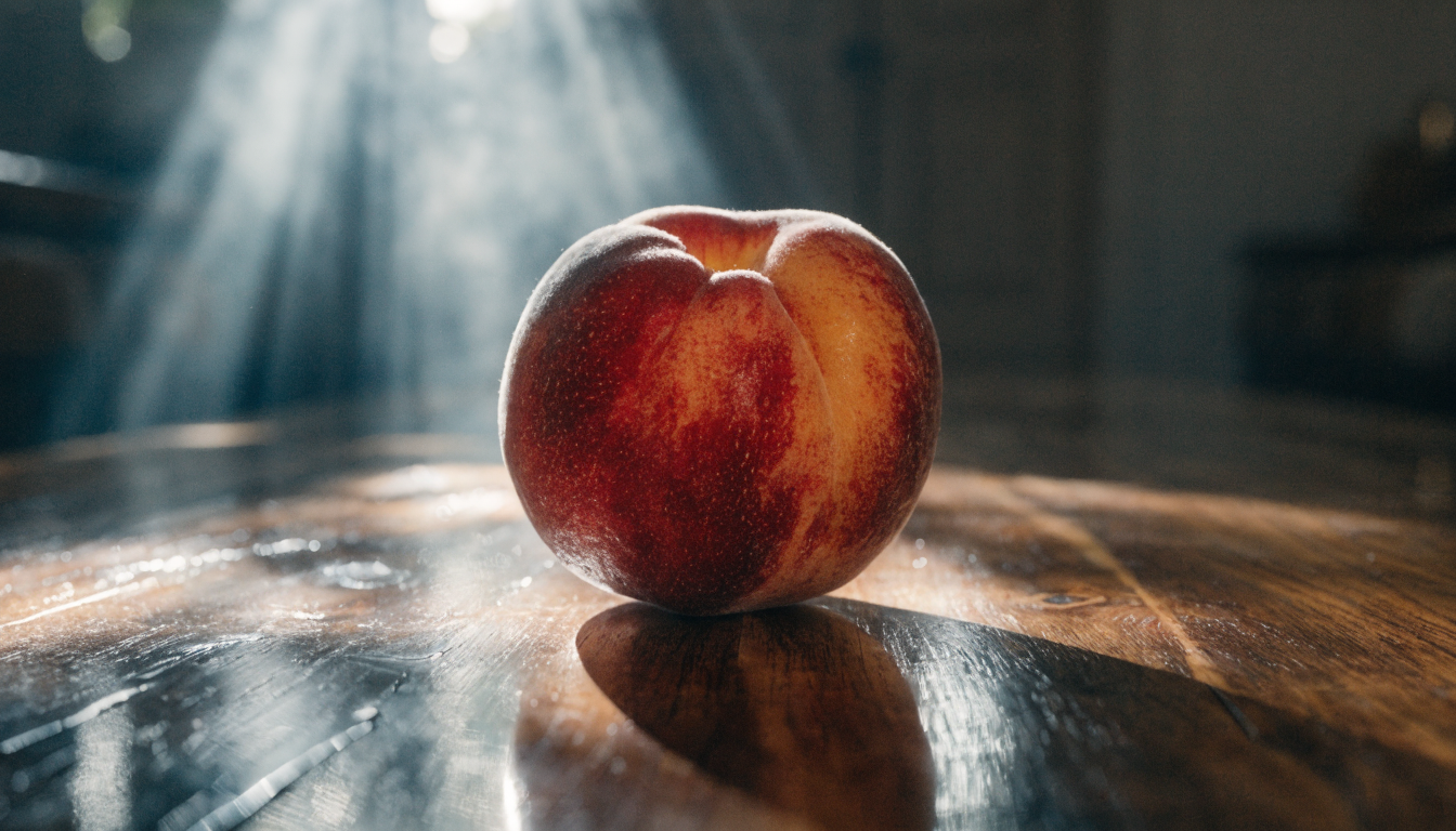 An editorial-quality scene demonstrating professional lighting and composition in AI-generated footage