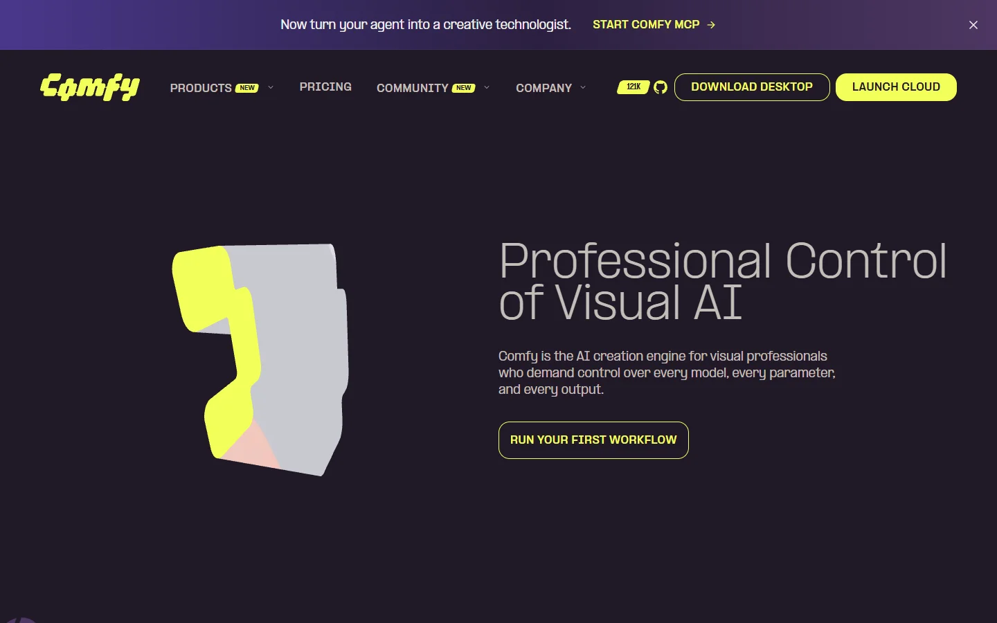 ComfyUI homepage