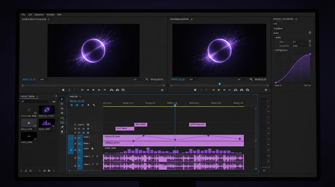 Batch of generated vertical clips arranged as thumbnails above a dark editor timeline with trim handles and a render progress bar