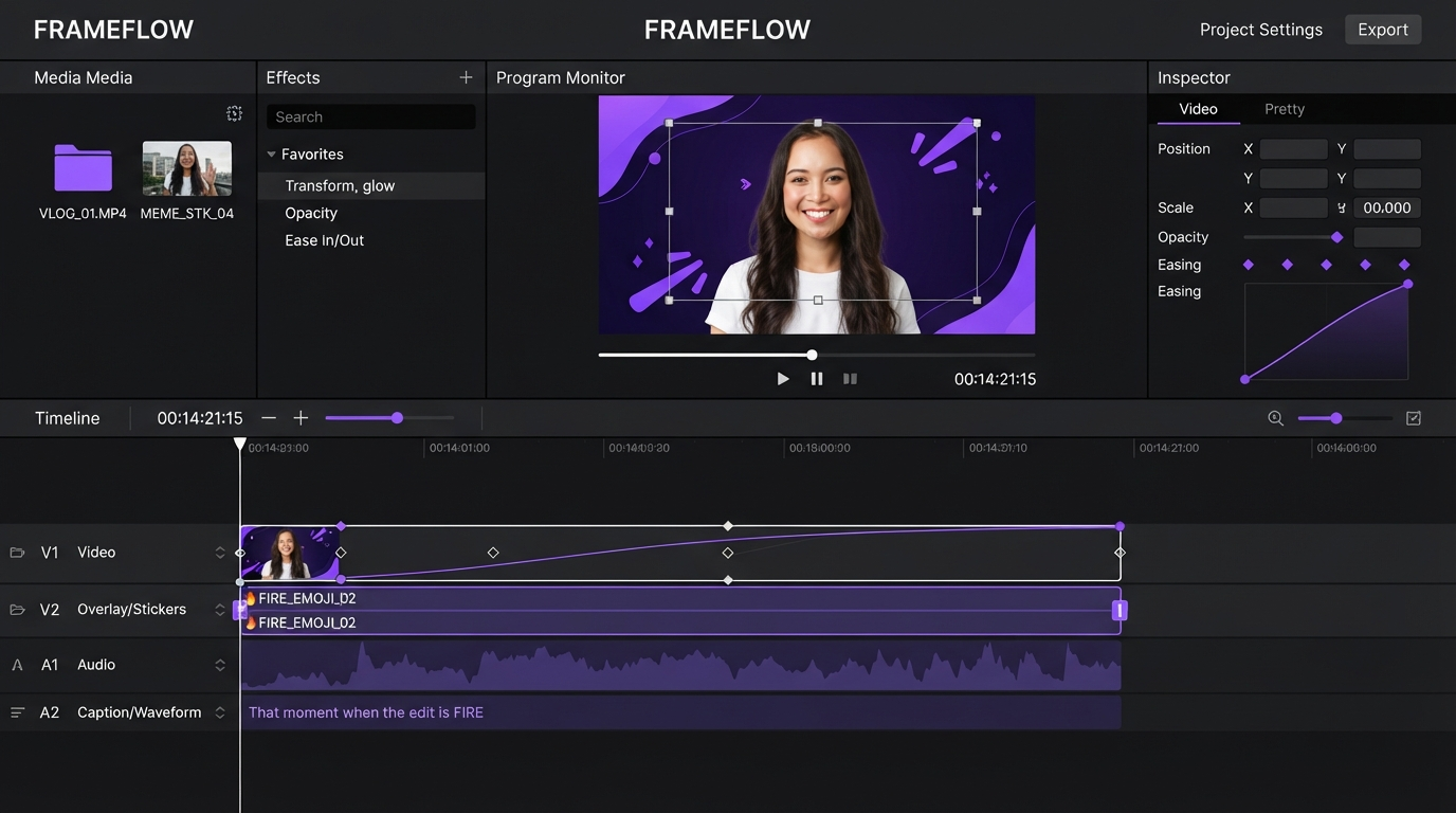 Editor panel showing a batch of prepared still image variants at different aspect ratios ready for import